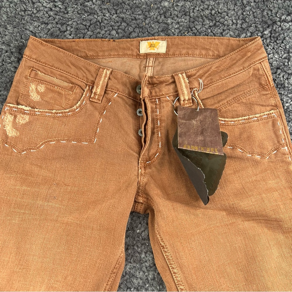 Antik Denim Brown Flare Jeans